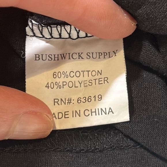 Bushwick Supply clothing t shirt with Colorful Graphic Skull with Palm Trees - Picture 5 of 6